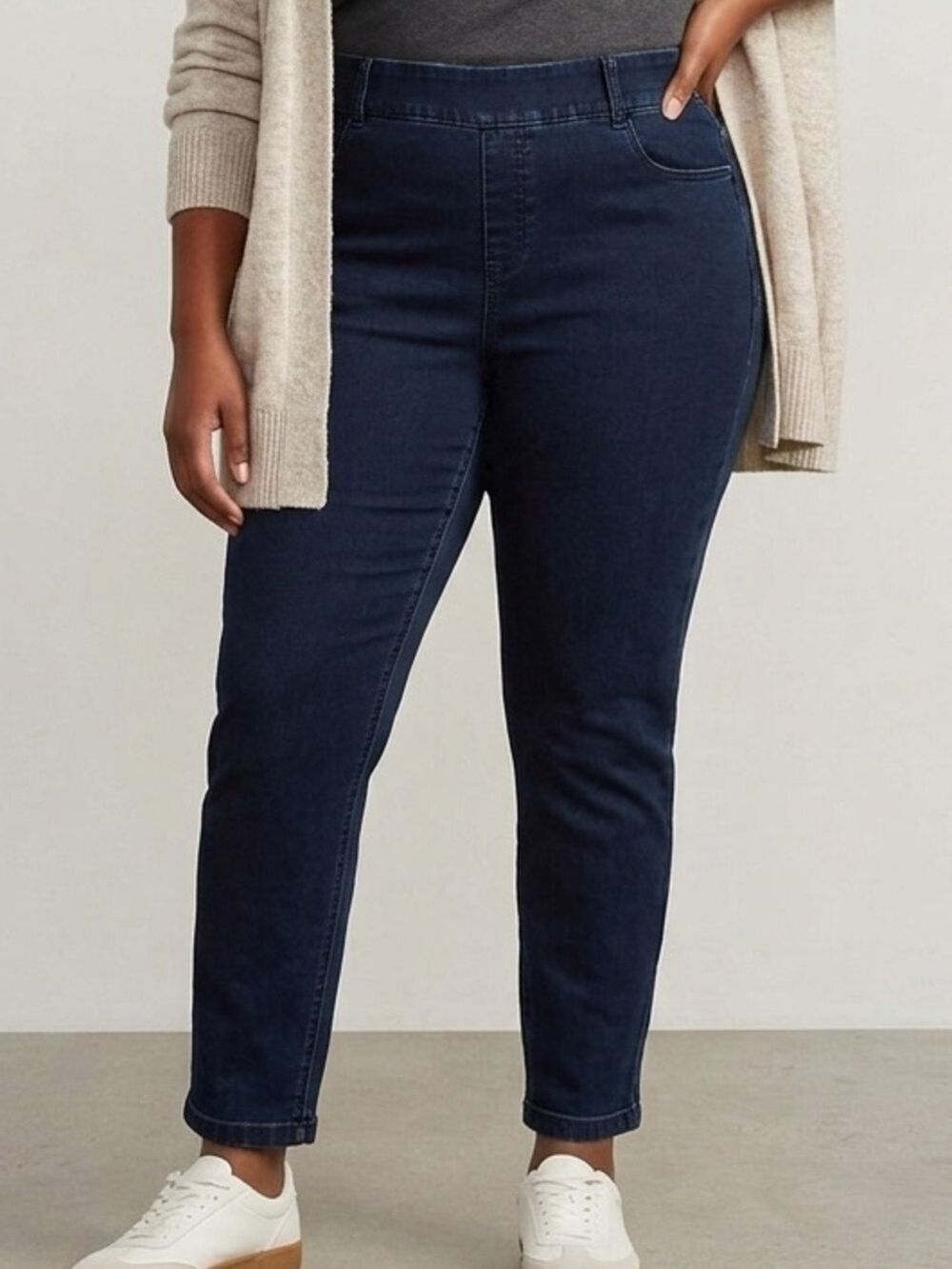 FRANKIE & STELLA Jeaniologie Jeans Size 22W Stretch Pull On